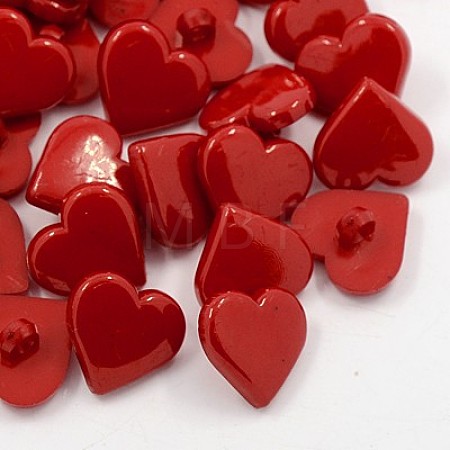 Acrylic Shank Buttons BUTT-E088-A-05-1