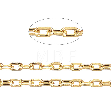 3.28 Feet Ion Plating(IP) 304 Stainless Steel Cable Chains X-CHS-D004-01G-1