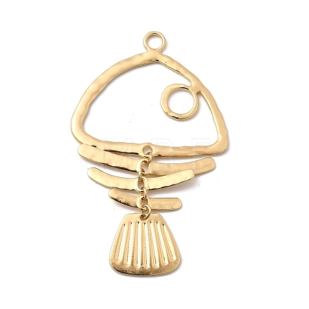 Brass Big Pendants X-KK-P321-01H-G-1