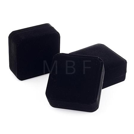 Square Velvet Bangle Bracelet Boxes BC099-1-1