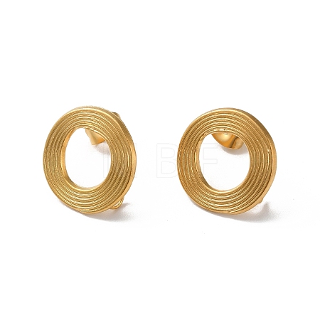 304 Stainless Stud Earring Findings STAS-M314-01G-G-1