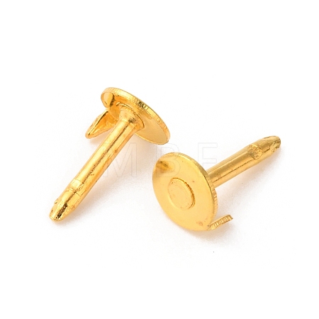 Brass Lapel Pin Backs Blank Pins KK-WH0054-29G-1