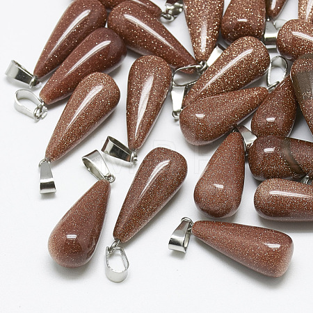 Synthetic Goldstone Pendants G-T081-16-1