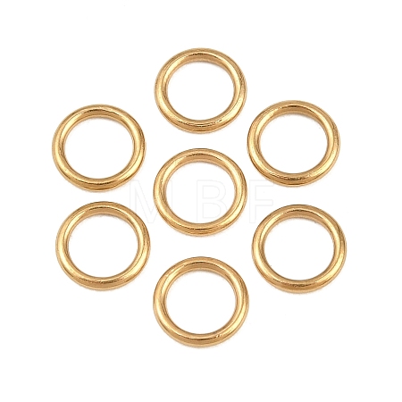 Ion Plating(IP) 304 Stainless Steel Closed Jump Rings STAS-G393-06G-07-1