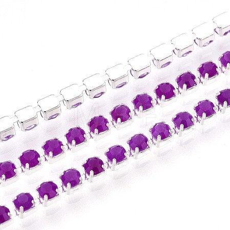 Iron Rhinestone Cup Chains CH-T006-01A-04-1