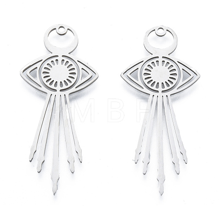 Non-Tarnish 201 Stainless Steel Pendants STAS-N090-LA954-1-1