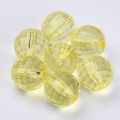 Transparent Acrylic Beads TACR-Q254-8mm-V21-1