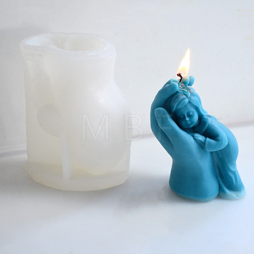 Baby in Hand Candle Food Grade Silicone Molds SIMO-PW0006-017-1