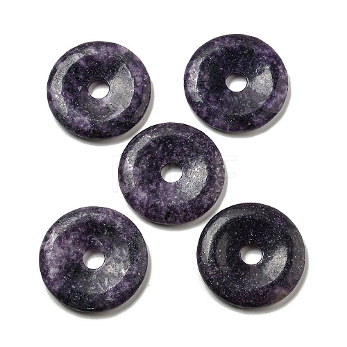 Natural Lepidolite Pendants G-P532-01A-04-1