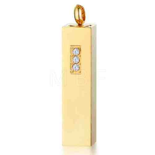 Openable Stainless Steel Rhinestone Memorial Urn Ashes Bottle Pendant BOTT-PW0005-29A-1