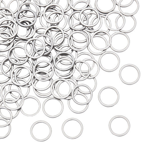 Unicraftale 100Pcs 304 Stainless Steel Linking Ring STAS-UN0045-62-1