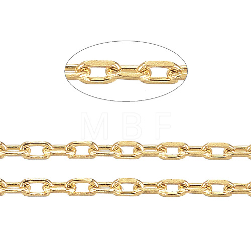 3.28 Feet Ion Plating(IP) 304 Stainless Steel Cable Chains X-CHS-D004-01G-1