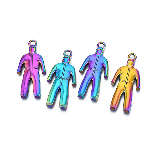 Rainbow Color Alloy Pendants PALLOY-N156-201-1