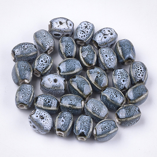 Handmade Porcelain Beads PORC-S498-07P-1