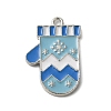 Winter Theme Alloy Enamel Pendants ENAM-M002-05K-P-1