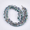 Electroplate Glass Beads Strands EGLA-S179-03A-C09-2