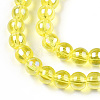 Electroplate Transparent Glass Beads Strands LS-GLAA-T032-T4mm-AB12-2
