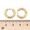 Ion Plating(IP) 304 Stainless Steel Huggie Hoop Earrings EJEW-F111-16mm-G-3