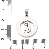 Mother's Day 304 Stainless Steel Enamel Pendants STAS-F368-02A-P-3