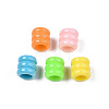 Opaque Acrylic European Beads MACR-N009-006-1