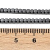 Electroplate Non-magnetic Synthetic Hematite Beads Strands G-I175-09D-4