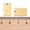 304 Stainless Steel Pendants SA-CBA1839-21G-J-3