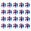 Half Round/Dome Tree Pattern Glass Flatback Cabochons for DIY Projects GGLA-YW0001-14B-1