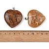 Natural Cherry Blossom Agate Pendants GG-K002-12A-22-3