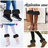 Acrylic Fiber Woolen Yarn Socks Leg Cover AJEW-WH20018-149B-5