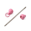 Plastic Beadable Keychain Bar for Jewelry Making DIY Crafts AJEW-C040-01B-1-2