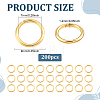 200Pcs 304 Stainless Steel Open Jump Rings STAS-ME0003-46-2