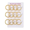 PVD Vacuum Plating 304 Stainless Steel Huggie Hoop Earrings for Women EJEW-F280-07I-G-4