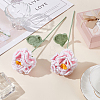 Flower Cotton with Iron Knitted Costume Ornament Accessories DIY-WH0570-07A-01-5