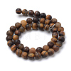 Natural Tiger Eye Round Bead Strands X-G-T055-8mm-04-2