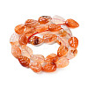 Natural Agate Carved Beads Strands G-H024-B01-01-3