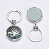 Natural Green Aventurine Keychain KEYC-G043-C02-2