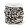 Tarnish Resistant Men's Jewelry Making 201 Stainless Steel Curb Chains CHS-A003B-1.5mm-4