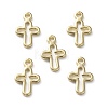 Brass Tiny Cross Charms KK-L205-10-2