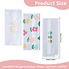 200Pcs OPP Flower Nougat Candy Packaging Bags ABAG-WH0039-28-2