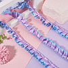 10Yards Polyester Lace Ribbon OCOR-TA0004-26G-7