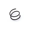 Double Nose Ring for Single Piercing AJEW-C010-02EB-02-1