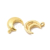 925 Sterling Silver Textured Moon Charms STER-K188-09B-G-2