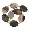 Natural Banded Agate Beads Strands G-P605-L02-01A-3