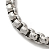 Non-Tarnish 316 Surgical Stainless Steel Box Chain Bracelets BJEW-Q349-01P-2