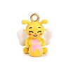 Alloy Enamel Pendants ENAM-D320-02C-1