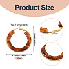 1 Pair 304 Stainless Steel Hoop Earrings EJEW-TA0001-89E-3
