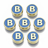 Alloy Enamel Beads ENAM-S122-028B-NR-1