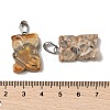 Natural Crazy Agate Pendants G-B127-09P-03-4