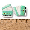 Opaque Music Theme Resin Cabochons LS-CRES-Z010-02F-3
