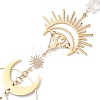 Brass Moon Eye Hanging Ornaments HJEW-TA00219-4